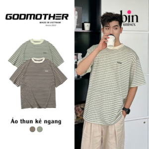 Áo Thun Kẻ Ngang GODMOTHER